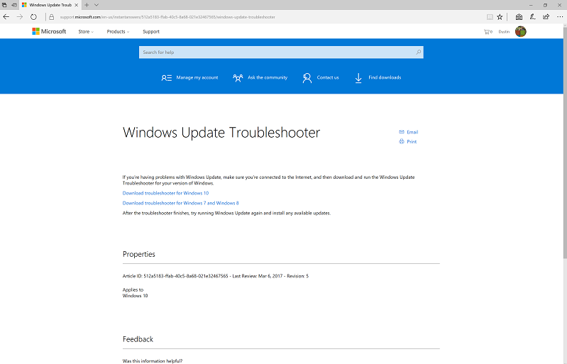 Windows Update Troubleshooter Tool Mstechpages